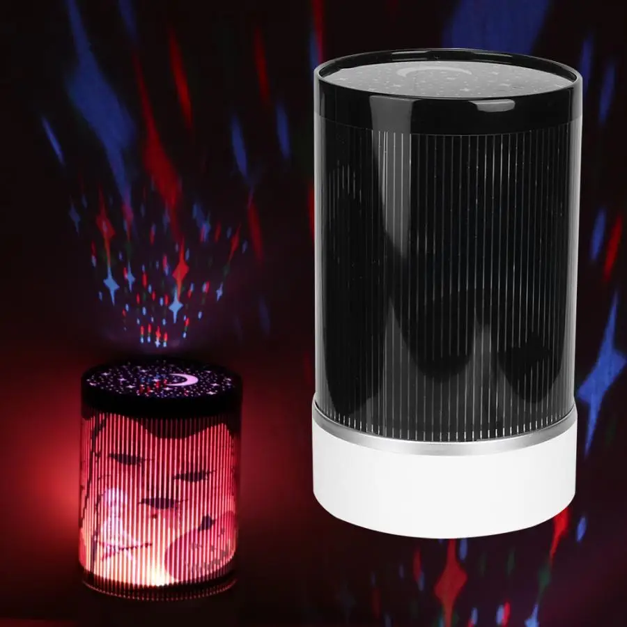 Светодиодный проектор с цветным звездным небом ночник для детей сна зарядка