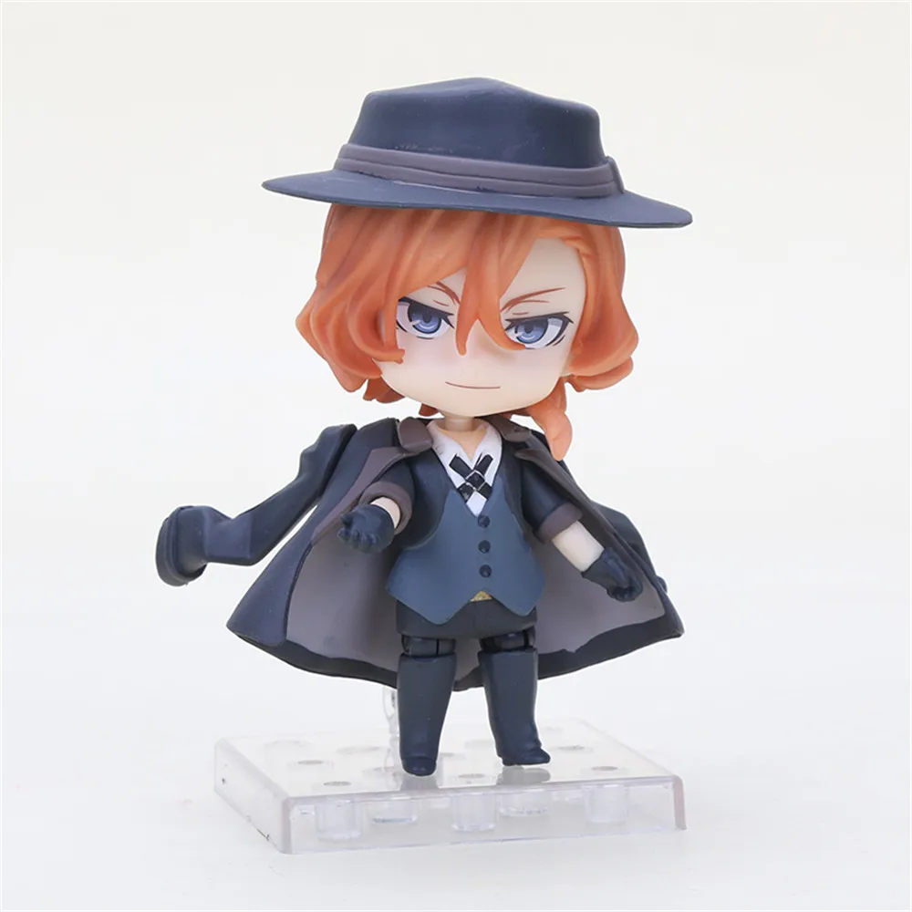 Фигурки героев Банго бродячие собаки дазай Осаму#657 Nakahara Chuuya#676 Nendoroid Аниме Фигурка модель милые игрушки ПВХ Рождественский подарок Figma - Цвет: 676 no color box