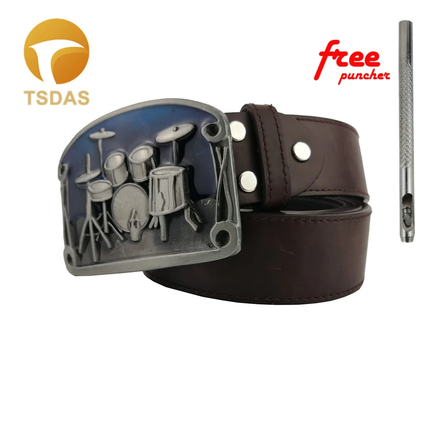

Retail 1pc Drum Belt Buckle With Silver Plated, Metal Music Belt Buckle For Men Jeans accessories Fashion Belt Buckle
