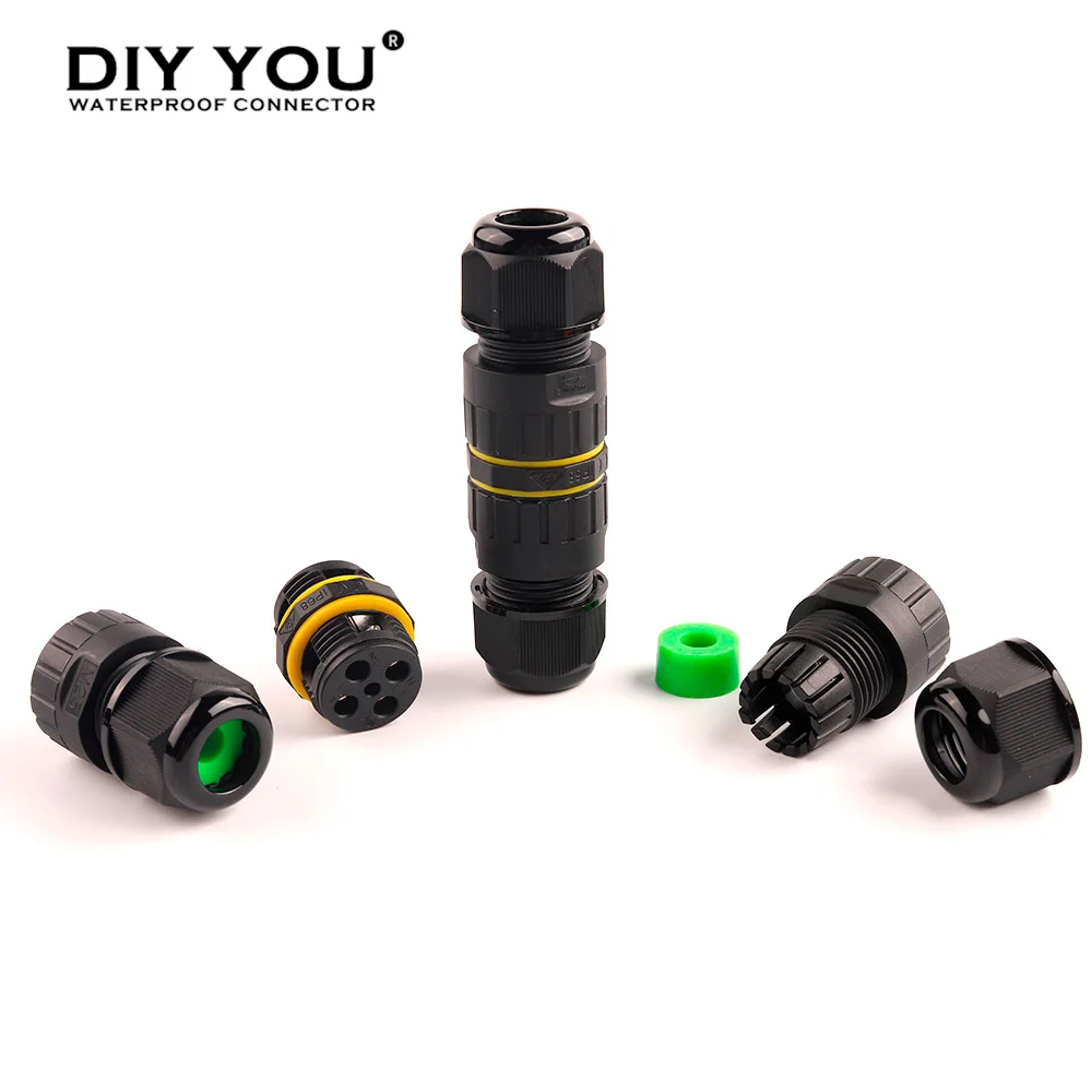 M16 IP68 Waterproof Connector 2 Pin 3 Pin Electrical Terminal Adapter Wire Connector Screw Solderless For LED Light wire connector terminals wire connector electrical connectors electrical connector led connectors cable connector