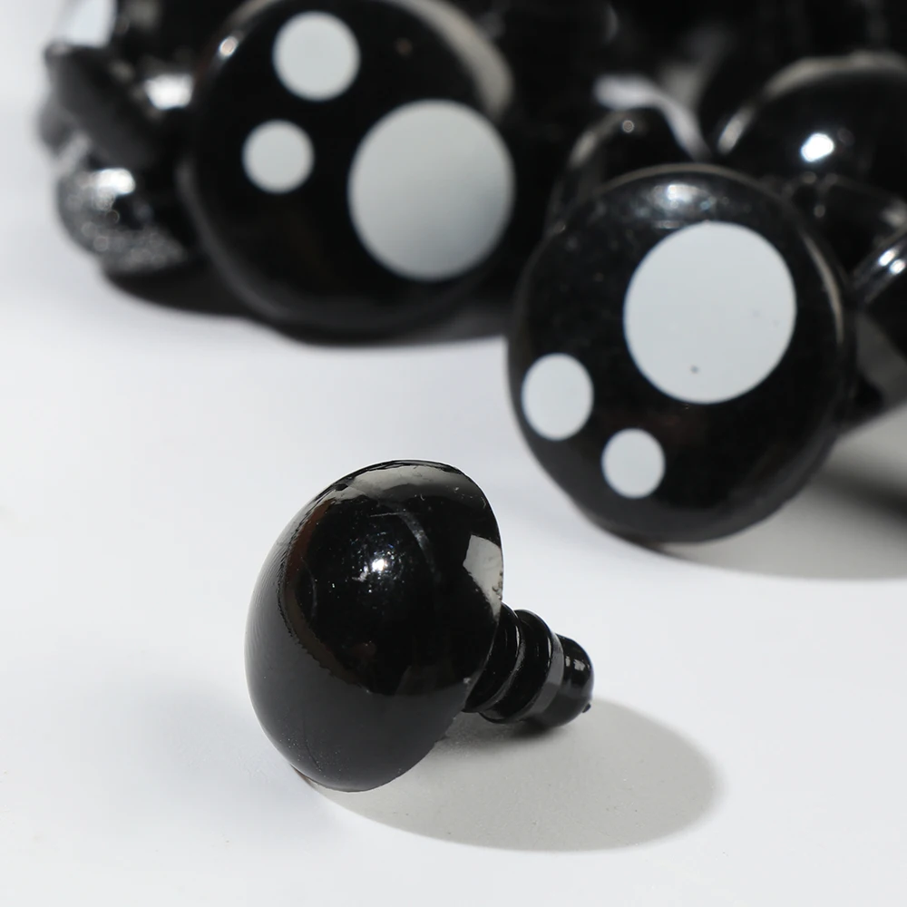 100 Stück 8/12/14 mm Kawaii Puppenaugen Cartoon Sicherheitsaugen Nase Spielzeug Teddybär Stofftiere DIY Snap Tierpuppe Puppenzubehör – Detail 10