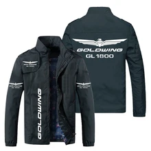 Honda Motorcycle Bike Jacket 2021 Autumn New Trend Honda GoldWing Print Jacket Coats Windbreaker Bomber Jacket Men's Clothing