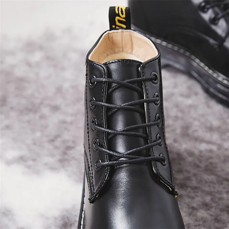 Женские ботинки ботильоны зимняя обувь вязаная обувь на плоской подошве со шнуровкой ботинки на резиновой подошве женская кожаная обувь каблук 3 см