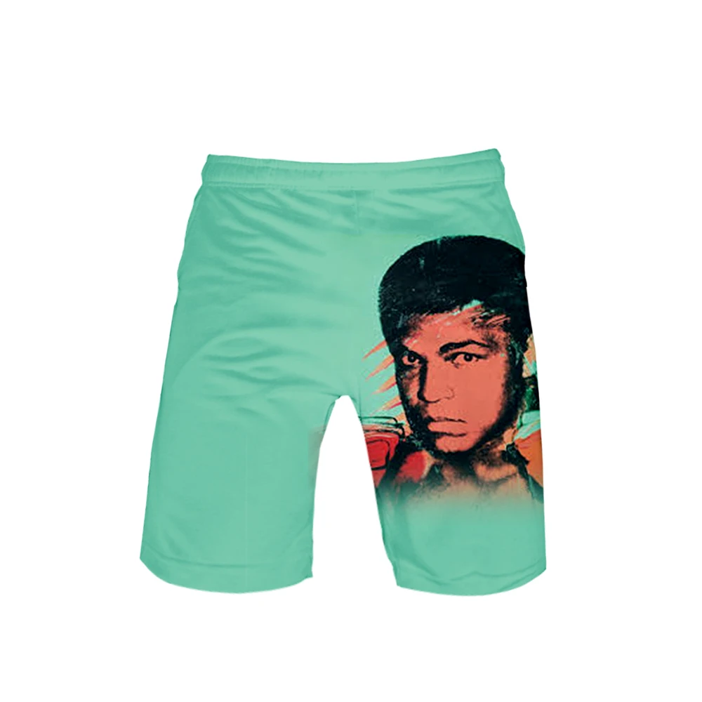 Шорты с 3D принтом для мужчин Muhammad Ali Kpop модные шорты в уличном стиле горячая распродажа Повседневная одежда подходит для лета