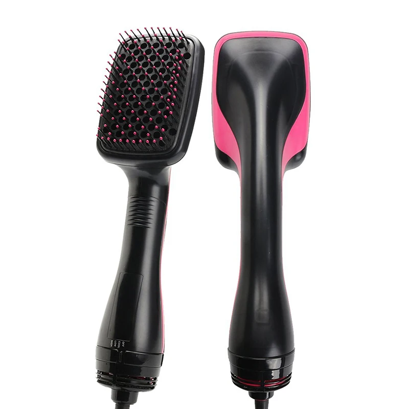 New Arrival 2 in 1 Multifunctional Hot Air Brush Comb Straightener Tangle-free Hair Dryer Brush