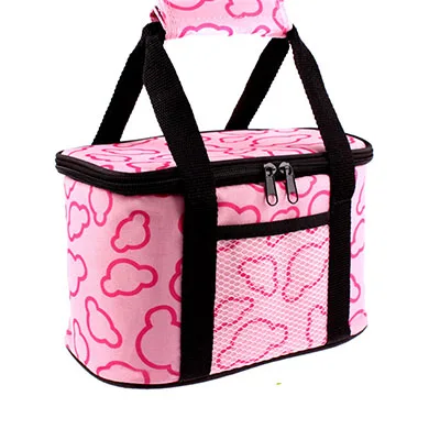 pink 5L ледяная упаковка, ланч-сумка для женщин и мужчин, изоляционная синяя оксфордская сумка, новая утолщенная герметичная пищевая сумка для пикника, Термические пакеты - Цвет: pink