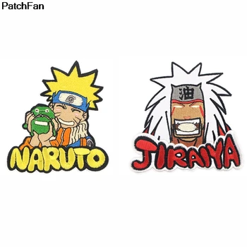 

20pcs/lot Patchfan Anime iron on T-shirt clothes Embroidered Patches for DIY cloth jacket bag jersey badges sticker A2652