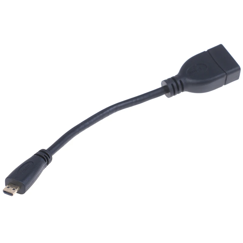 Вверх вниз вправо влево Угловой Micro HDMI к HDMI адаптер «Папа-мама» Разъем 10 см для HDTV Тип D hdmi micro hdmi угол кабеля