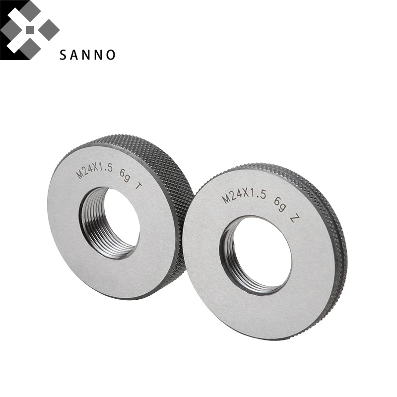 Thread ring gauge M14  M16  M20  M24 x2, x1.5, x1 high precision screw thread metric go & no go gauges (3)
