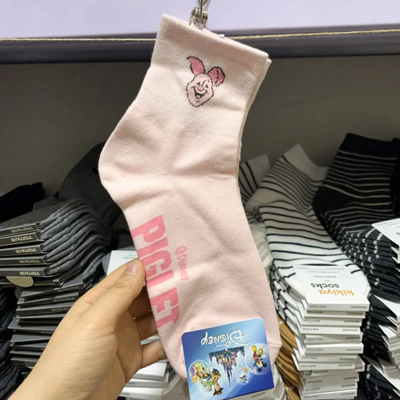 Дисней красивые хлопковые носки принт мультфильм аниме женские носки милый Микки, Дональд Дак хлопковые носки