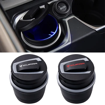 

Car Ashtray Garbage Coin Storage Cup Container Cigar Ash Tray For Seat FR+ Leon Ibiza cupra Altea Belt Racing Accessories