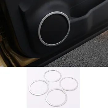 

For Nissan Qashqai J11 2015 2016 2017 ABS Matte Door sound ring Cver Trim sticker Car Styling Auto Accessories 4 pcs