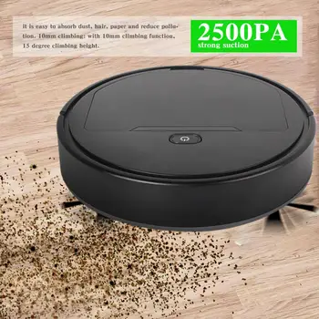 

Robot Vacuum Cleaner Multifunctional Smart Floor Sweeper wet , 3-In-1 Auto Rechargeable Dry Mop Sweeping Cleaner for Home