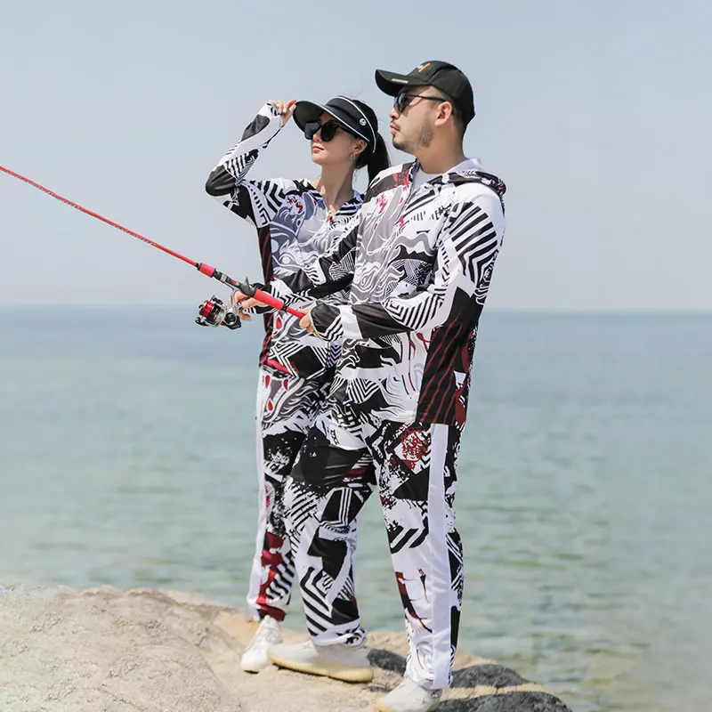 Fly fishing clothes 2025 DIAOLIAN sun protection breathable moisture-wicking quick-drying anti-UV UPF50+ fishing shirt jerseys