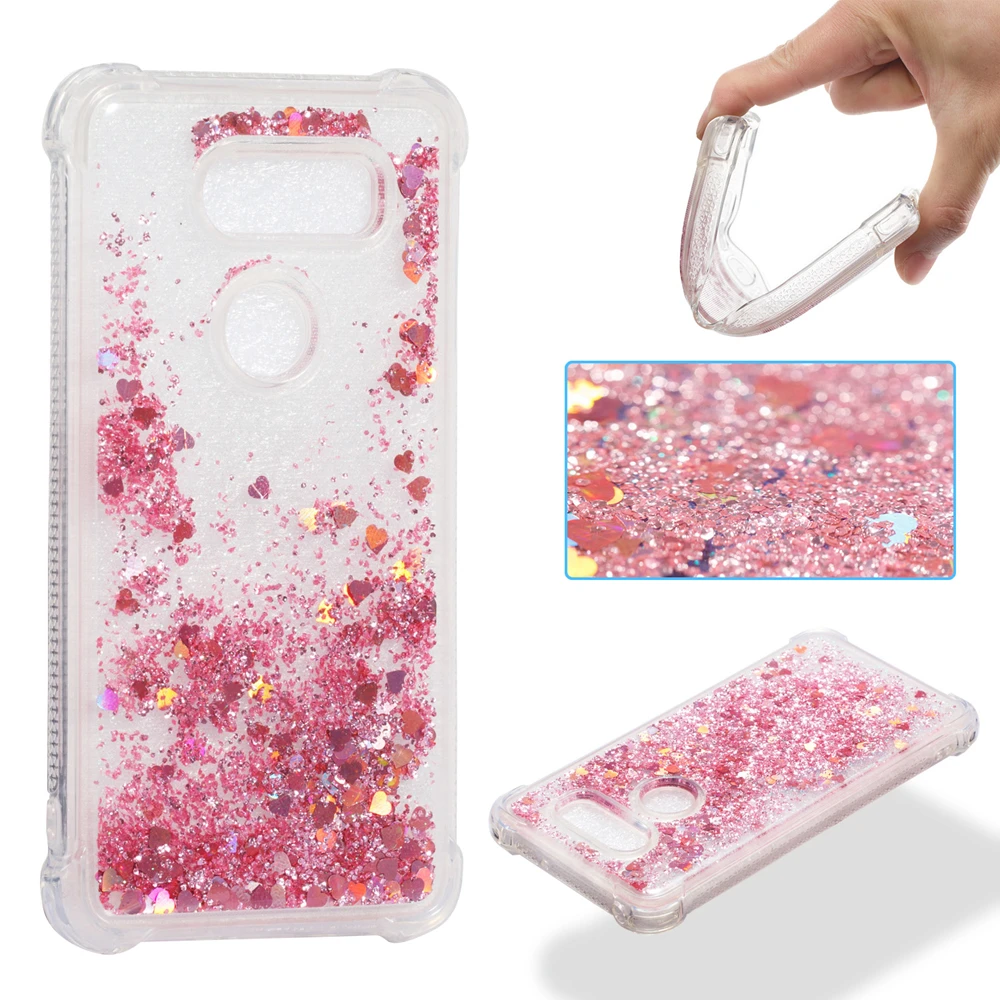 For LG G7 G7 ThinQ Case Glittering TPU For LG V20 V30 V30 Plus V40 V40 3