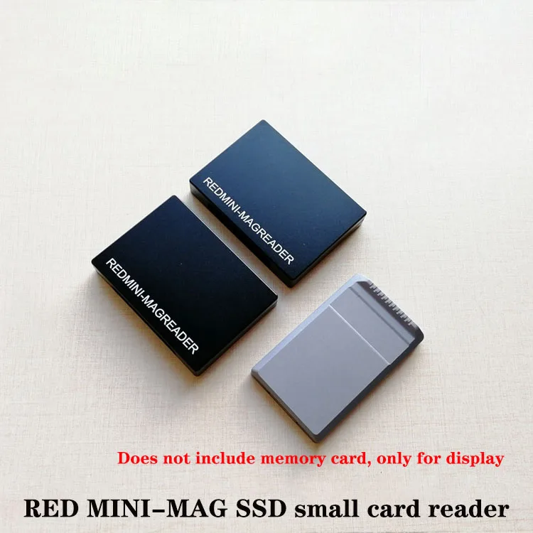 NEW RED MINI-MAG SSD Card Reader for Windows Apple OS + USB3.0 Data Line Up To 500M/S Reading Speed