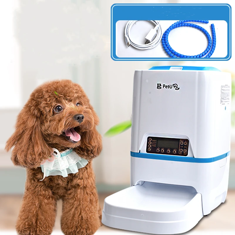 

Pet Automatic Feeder Puppy Dog Intelligent Timing Quantitative Small Cat Food Bowl Dog Food Machine Feeding Cat Food Feeder