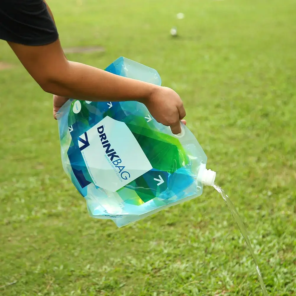 Портативный 10л складной Открытый Кемпинг мешок питьевой воды контейнер