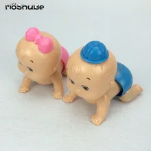 2 шт., детские куклы для мальчиков и девочек, заводные винтажные заводные витые задницы, развивающие игрушки для ползания, подарок для детей, Классические игрушки для детей