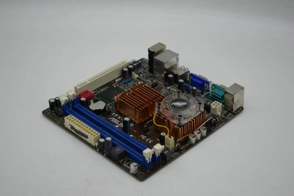Для ASUS ITX-220 DDR2 17*17 см мини Автомобильная материнская плата интегрированный процессор