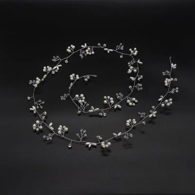 silver 100cm Новое поступление женские хрустальные стразы свадебные головные уборы атласная лента свадебные аксессуары для волос тиары для невесты короны ободки - Окраска металла: silver 100cm