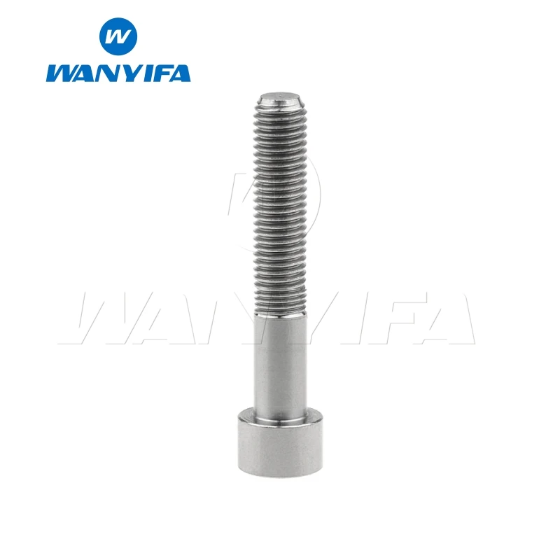 Wanyifa M7x40mm M7x43mm Колонка Кепки Винт С Титановым болтом для подседельная труба для велосипеда - Цвет: M7x40