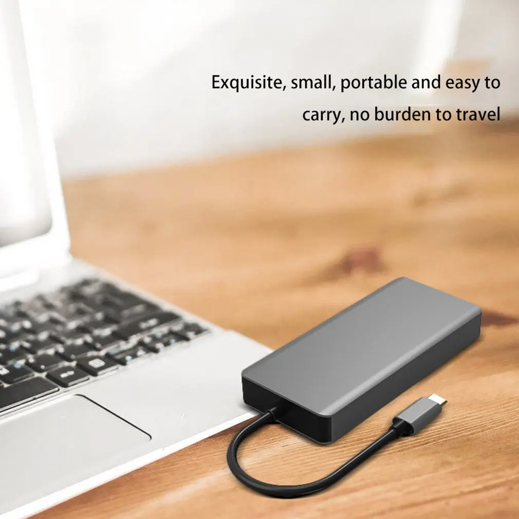 USB C type C к HDMI адаптер концентратор с 3 USB 3,0 конвертер для Macbook