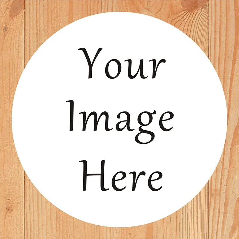 Clothing labels Round Stickers 2-10cm Label Wedding Personalize Stickers adhesive Business Labels Tags Made 100pcs