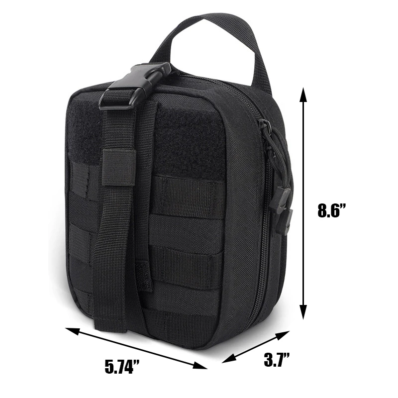 Тактический Медицинский Рюкзак Molle, сумка для первой помощи, универсальный аварийный пакет для выживания, небольшой медицинский Органайзер с разделителем для хранения
