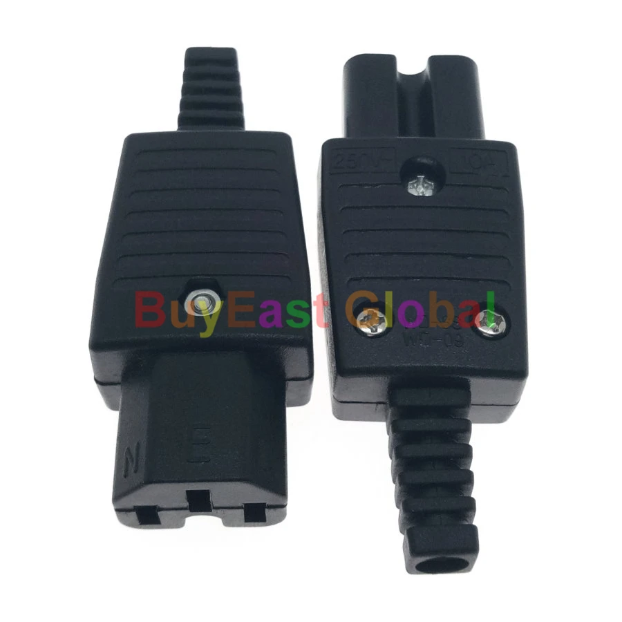 Упаковка 5) IEC320 C14 штекер, C15 гнездо Rewireable PDU PSU разъем AC100~ 250 В 10A