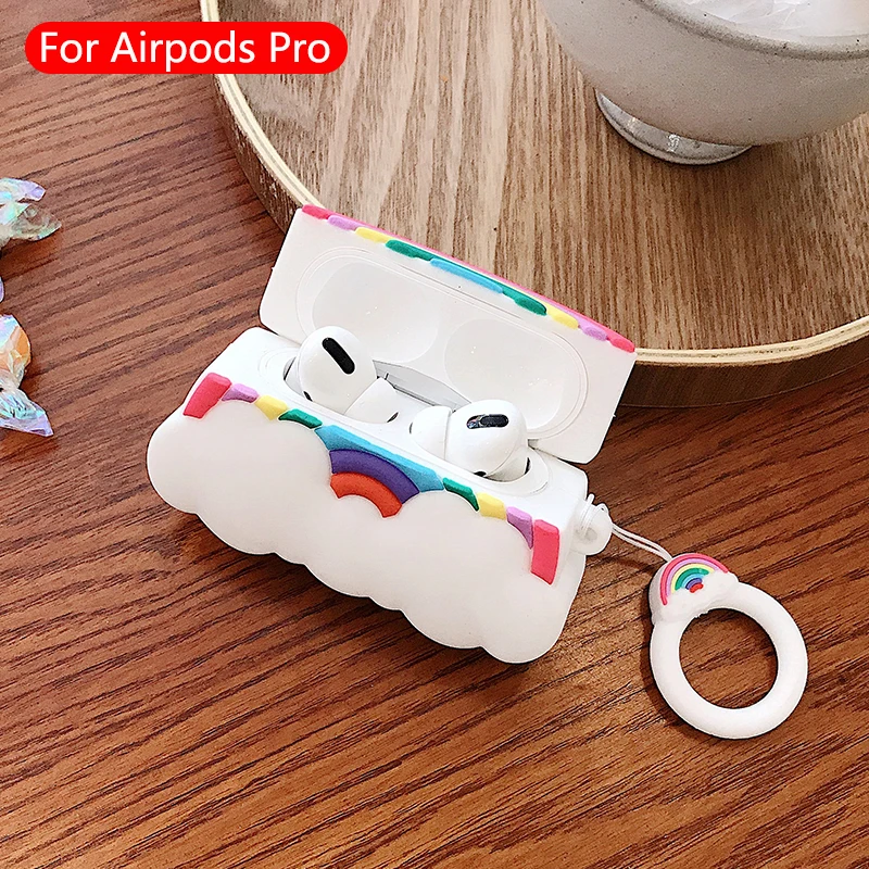 Симпатичные чехлы с героями мультфильмов для Apple Airpods Pro, наушники, силиконовая мягкая кожа, зарядная коробка для Airpods Pro, гарнитура, защитный чехол