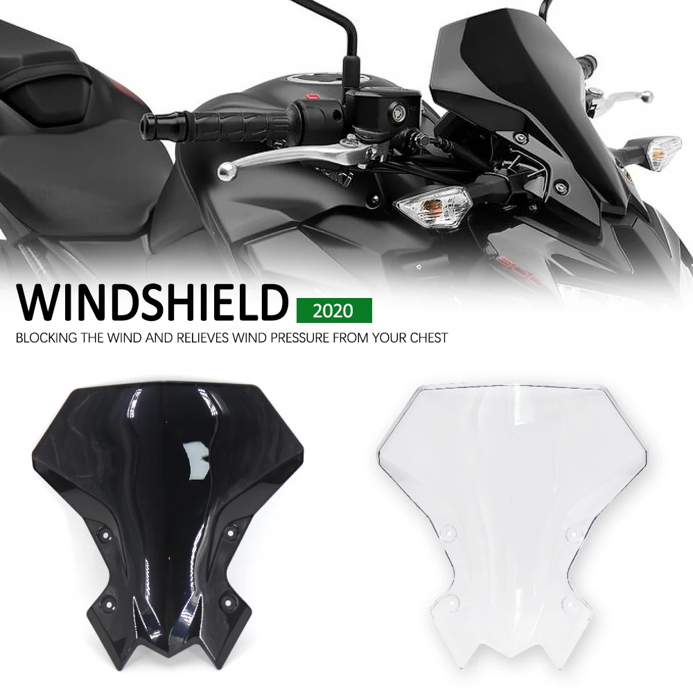Козырек ветрового стекла для мотоцикла экран с двойными пузырьками Kawasaki Z 900 Z900 650