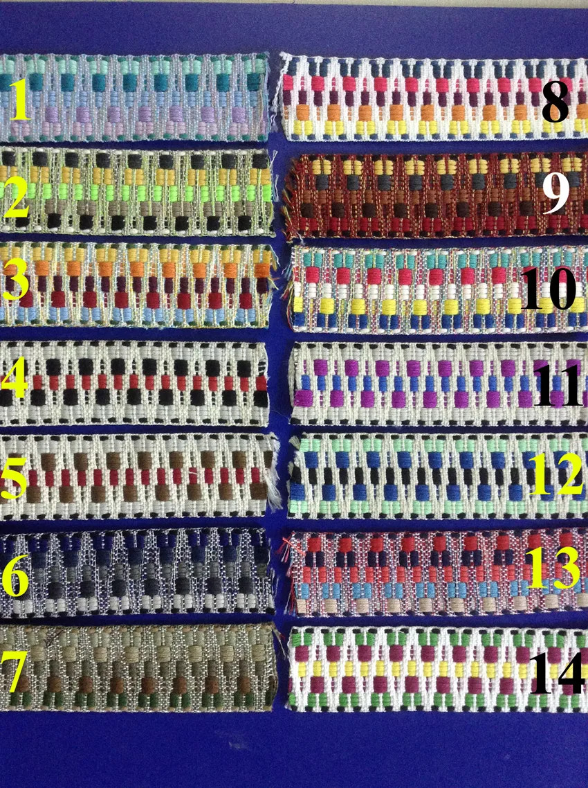 1,"(3,8 см) Модные Тканые лямки, тканые ленты, лямки, доступно 14 цветов, XERY191204A
