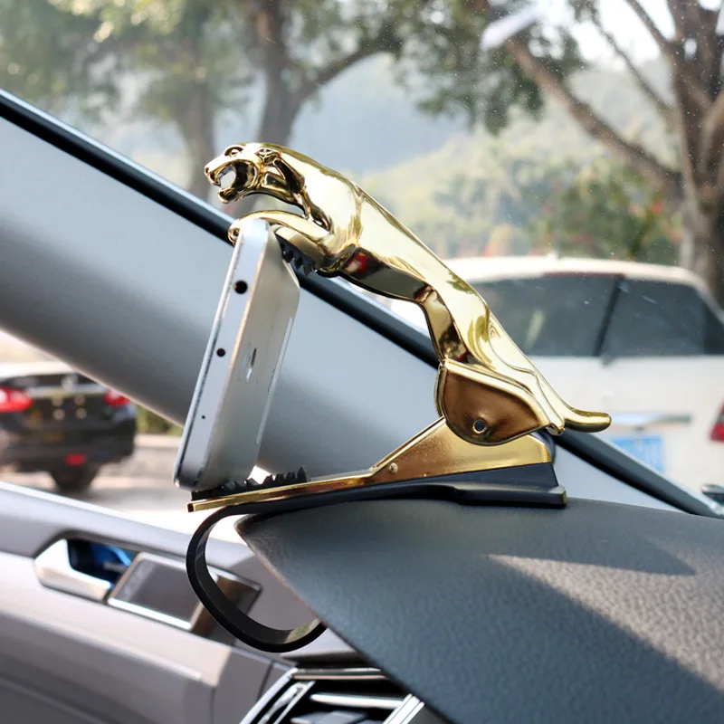 Car-Phone-Holder-Dashboard-Mount-Universal-Leopard-body-Cellphone-Clip-GPS-Bracket-Mobile-Phone-Holder-Stand (2)