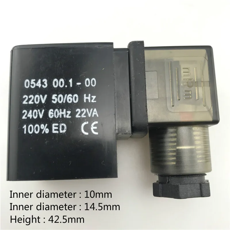 Bobina de válvula solenoide 0543 00.1-00 bv5763 0545 00.1-00 bv5802