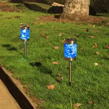 2pcs светодиодный светильник на солнечных батареях, водонепроницаемый светильник для улицы и сада