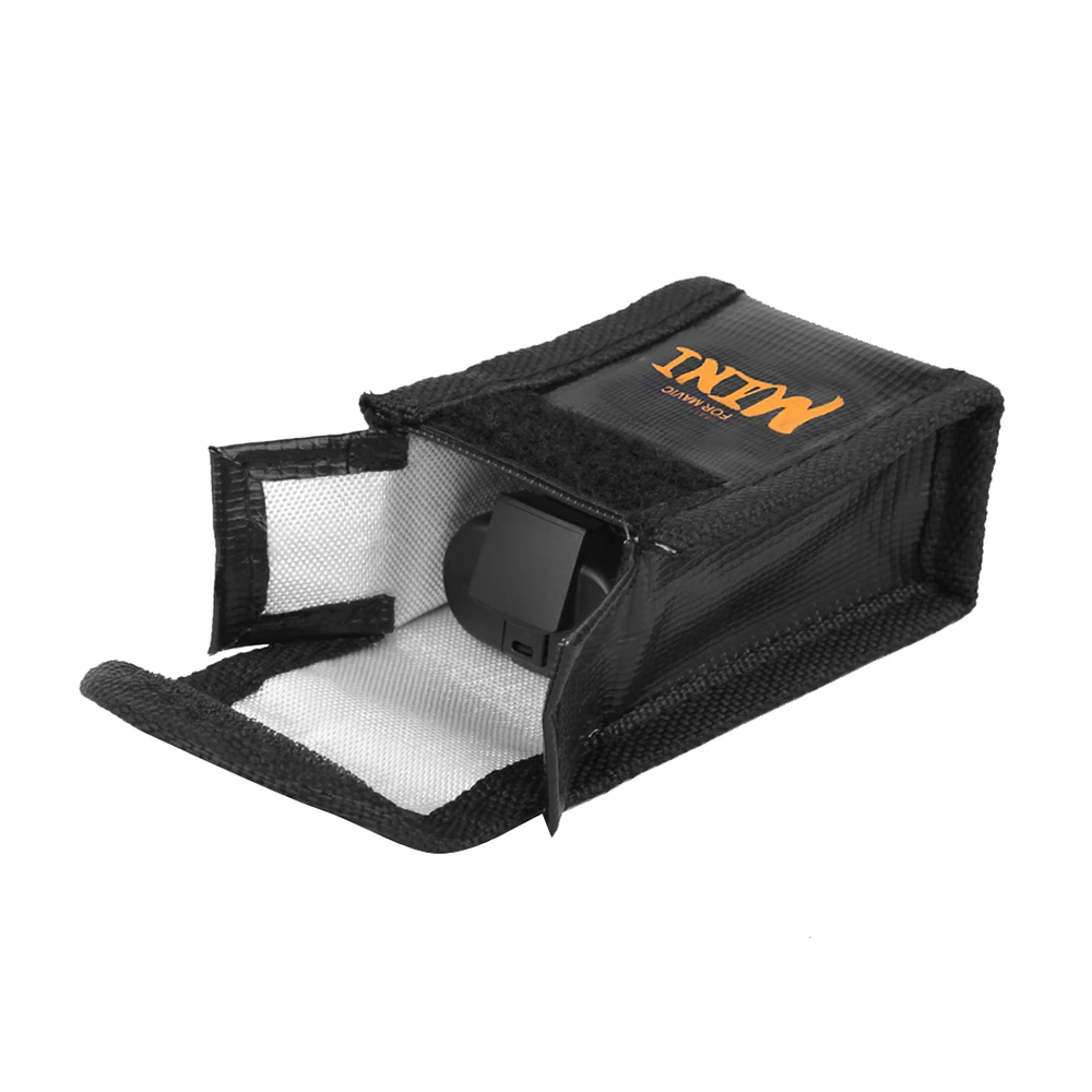 Buy Flight Battery Safe Bag for DJI Mavic MINI Drone Lipo Battery Case Explosion-proof Safe Storage Bag Anti-scratch Accessory