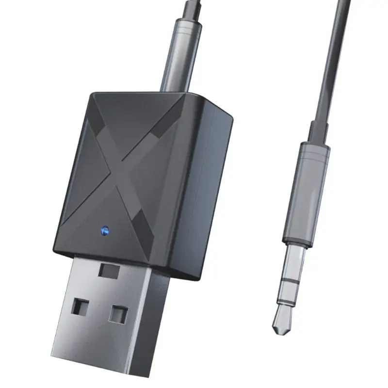 2в1 USB беспроводной Bluetooth передатчик приемник стерео аудио музыкальный адаптер с 3,5 мм аудио кабель для ТВ MP3 PC автомобильный динамик