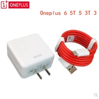 Oneplus-cargador de salpicadero 5V4A Original para One plus 6T 5/5T/3/3T, adaptador de carga de salpicadero, Cable de carga USB tipo C redondo de 1M