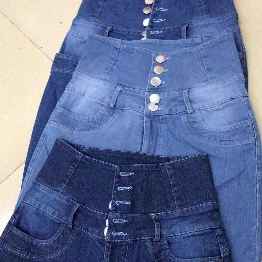High Waisted Skinny Denim Jeans Elastic Force Close The Ffoot Denim Pants Autumn Ladies Sexy Comfortable New Fashion Monden O9