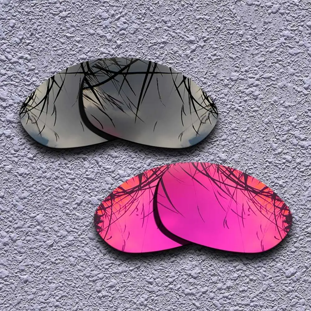 2 пары поляризованных сменных линз для солнцезащитных очков Oakley X-Metal XX-несколько вариантов - Цвет линз: Black-Purple Red