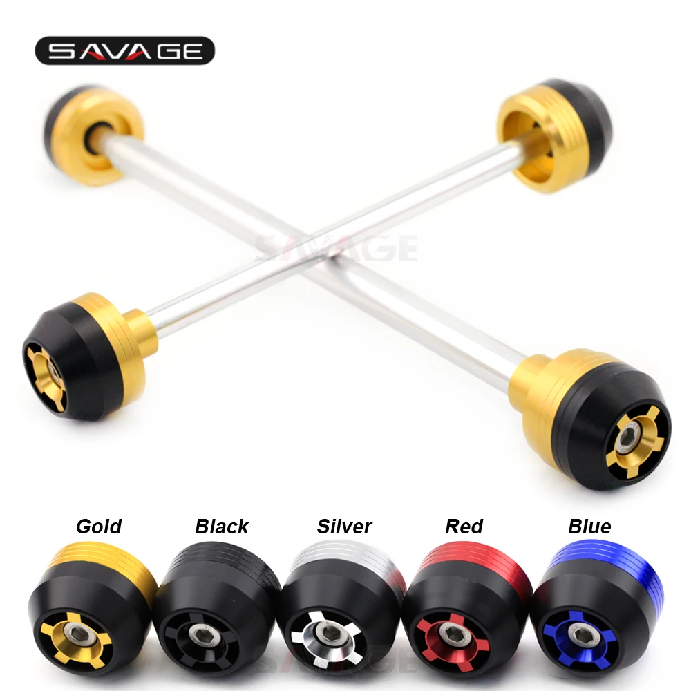 Front Rear Axle Fork Wheel Protector Sliders Falling Protection (59)