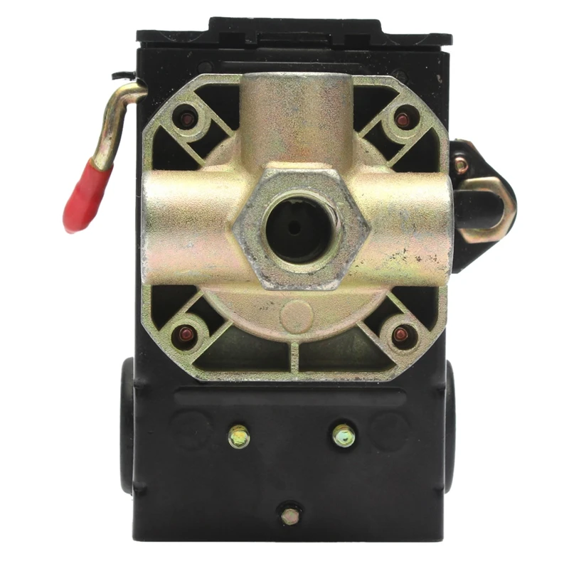 Регулятор давления воздушный компрессор 140-175 PSI 4 порта сверхмощный 26 Ампер