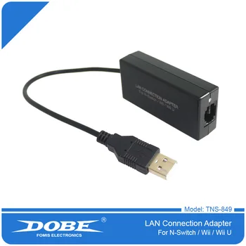 

2018 NEW USB Plug and Play Internet Ethernet LAN Network Connector Cable For Nintend Switch NS For Wii/U LAN Network Adapter