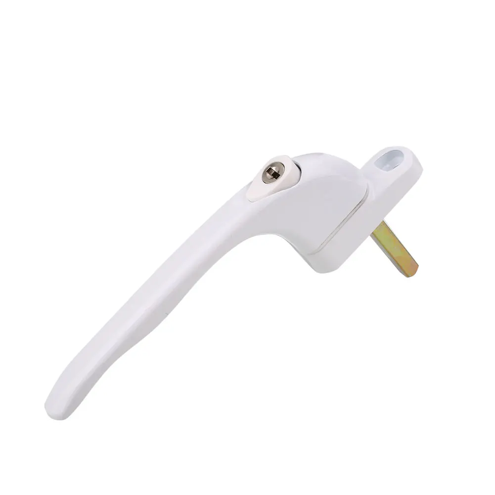 Inline Espag UPVC Window Lever Lock Handle Pull Locking White Home Safety