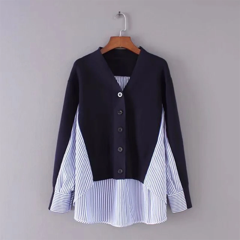 

Autumn Female Sweater For Women Top Long Sleeve Hem Asymmetrical Loose Big Size Cardigans Sweaters Jumper Clothes New