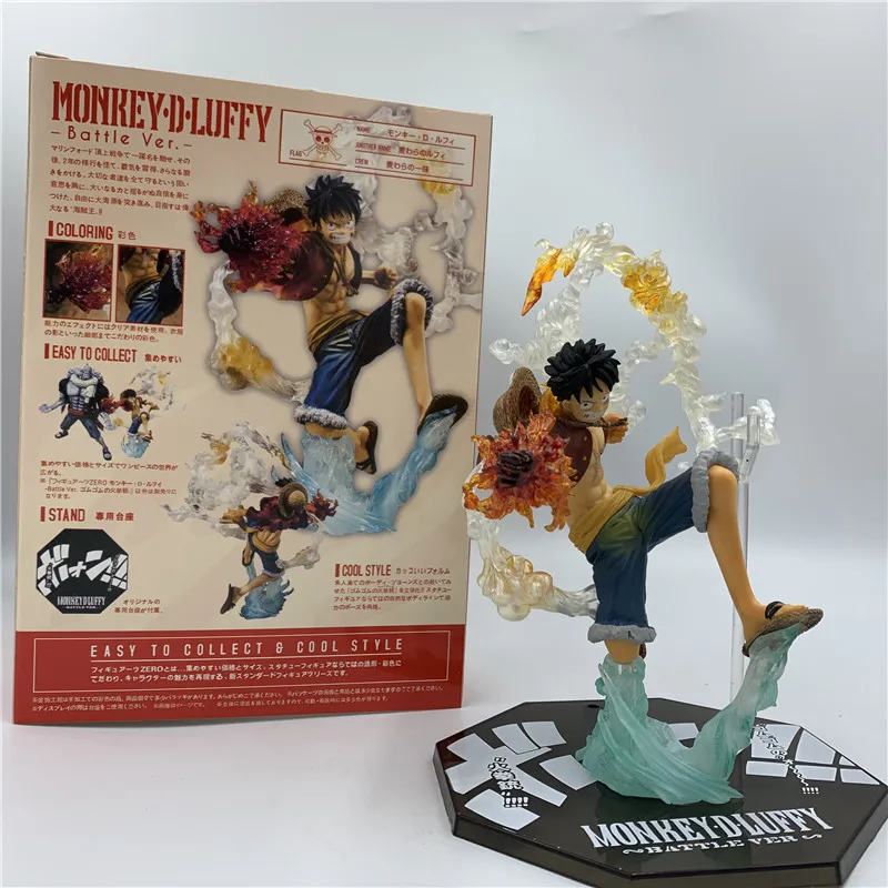 Luffy 3D2Y Rubber Fire Fist Battle Ver. Zoro Monkey D Sanji PVC Action Collection Figure Model 14cm | Игрушки и хобби