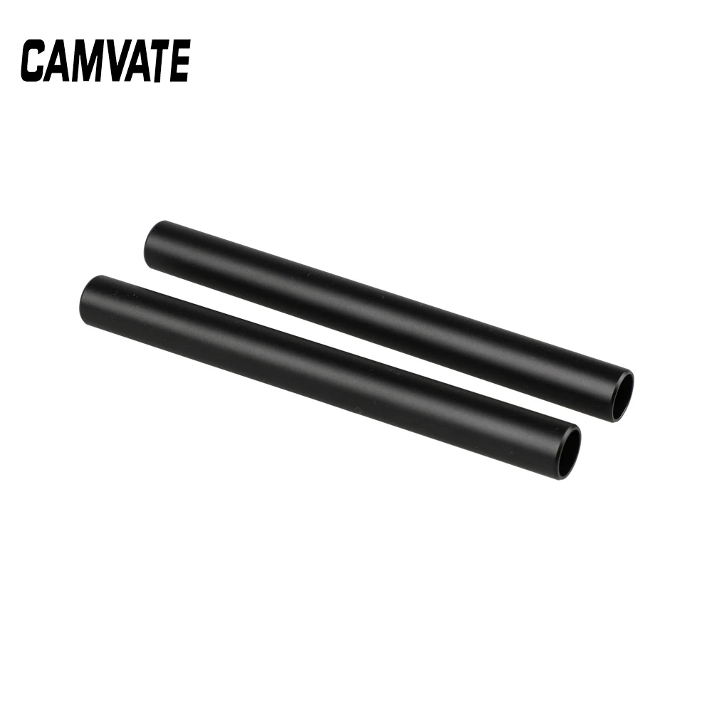 CAMVATE 15 мм стержень алюминиевая анодированная труба M12 длина 150 (2 трубы)
