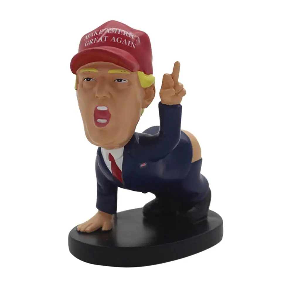 

The Original Dump-a-Trump Pen Holder Funny spoof Donald Trump White Elephant Gift cartoon doll Office escritorio Desk organizer