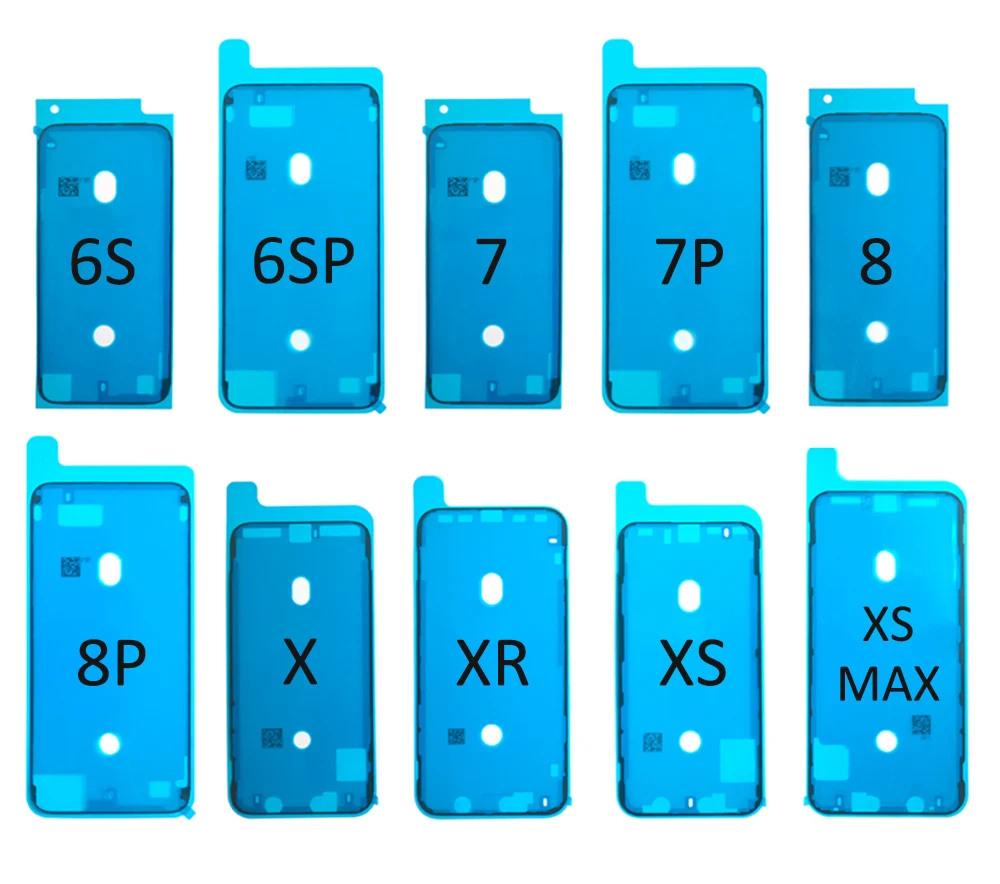 PINGZHENG 1pcs Waterproof Phone Sticker For iPhone 7 6s 8 Plus X XS MAX XR Sticker LCD Screen Tape Adhesive Glue Tape Repair Set (8)